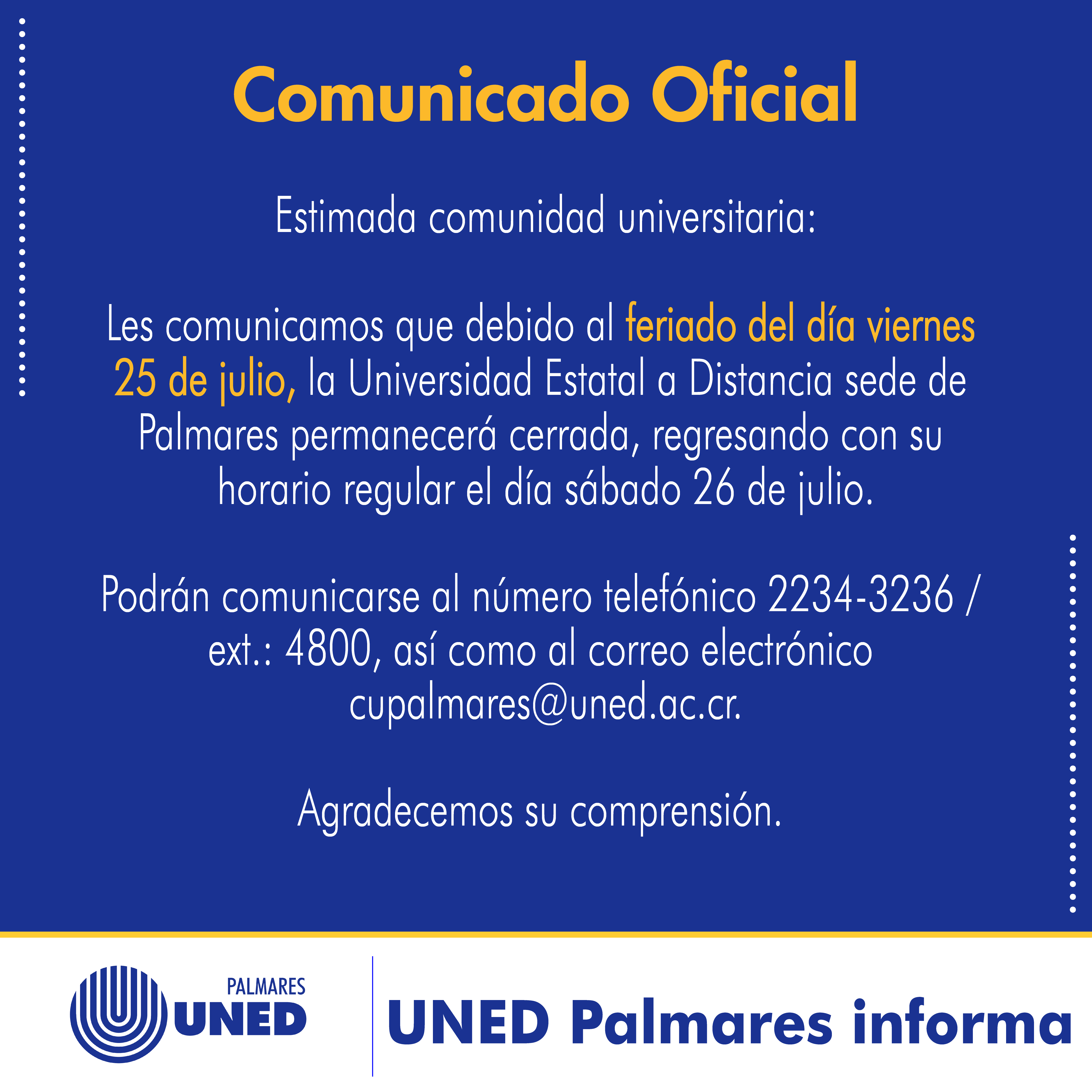 053 Comunicado Oficial
