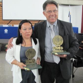 Carolina Torres y José Manuel Rojas fueron los galardonados este año.