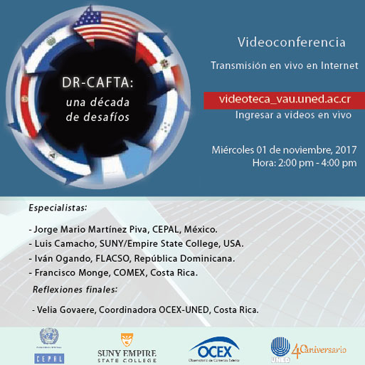 Videoconferencia DR-CAFTA: una década de desafíos