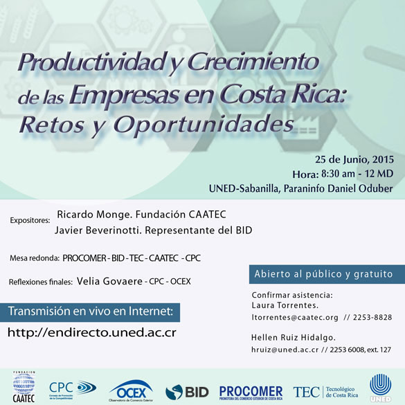 Productividad y crecimiento empresas Costa Rica