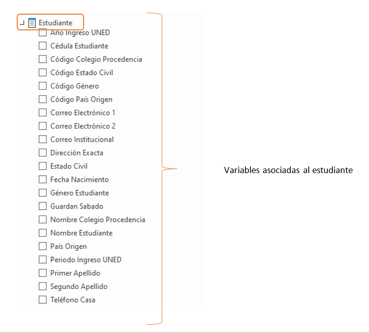 VARIABLES ASOCIADAS AL ESTUDIANTE