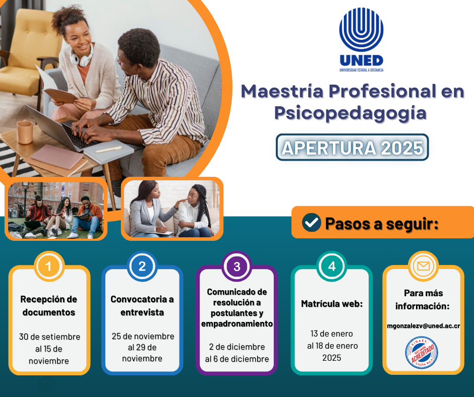 Afiche sobre el proceso para matrícula